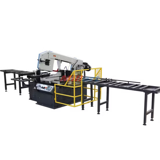 18" x 9.8" Automatic Horizontal Mitre Band Saw – Hydraulic Metal Cutting Band Saw