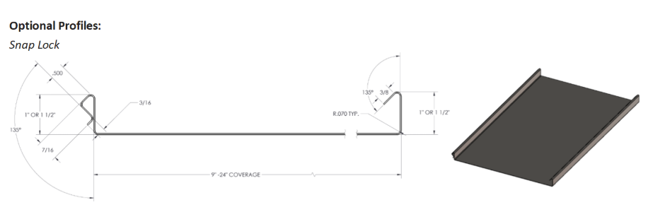 Standing Seam Panformer with Hydraulic Drive and Shear