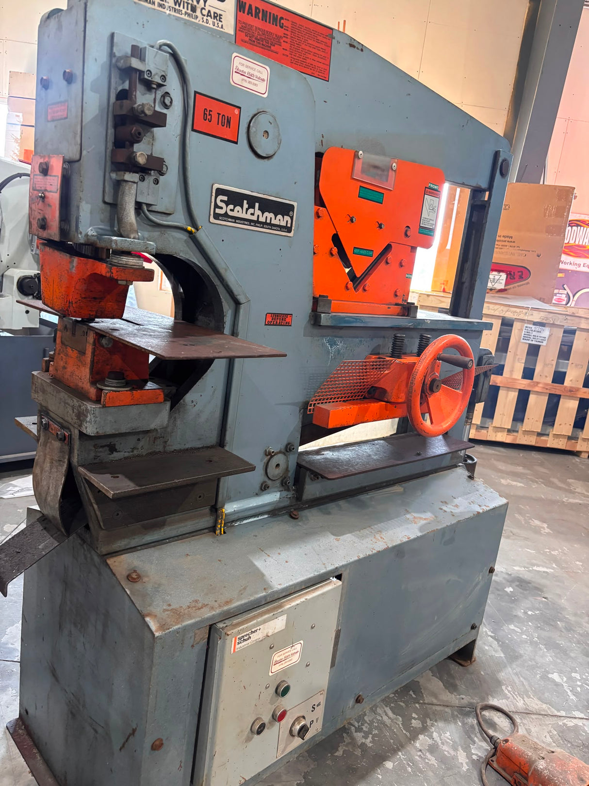 Scotchman 65 Ton Hydraulic Ironworker
