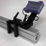 Measurement device with digital display on top of an aluminum profile