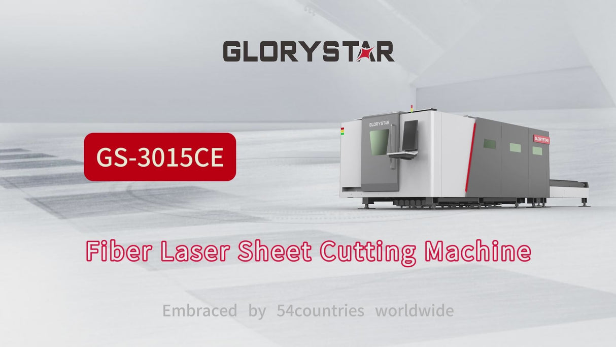Glorystar GS-3015CE Fiber Laser Cutting Machine